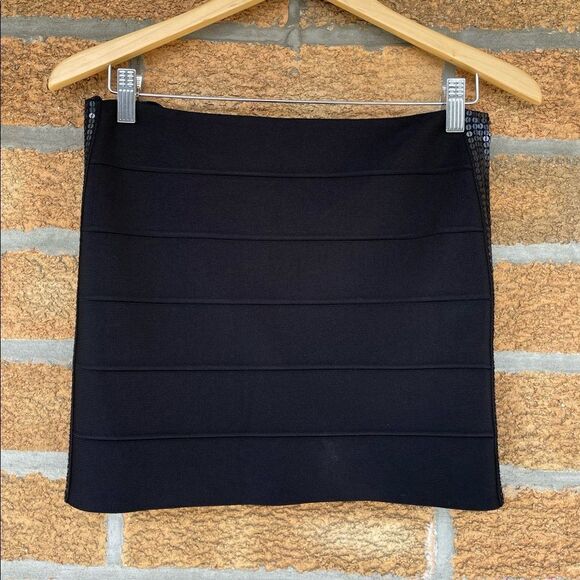 HAUTE HIPPIE BANDAGE SKIRT SMALL - Picture 1 of 7